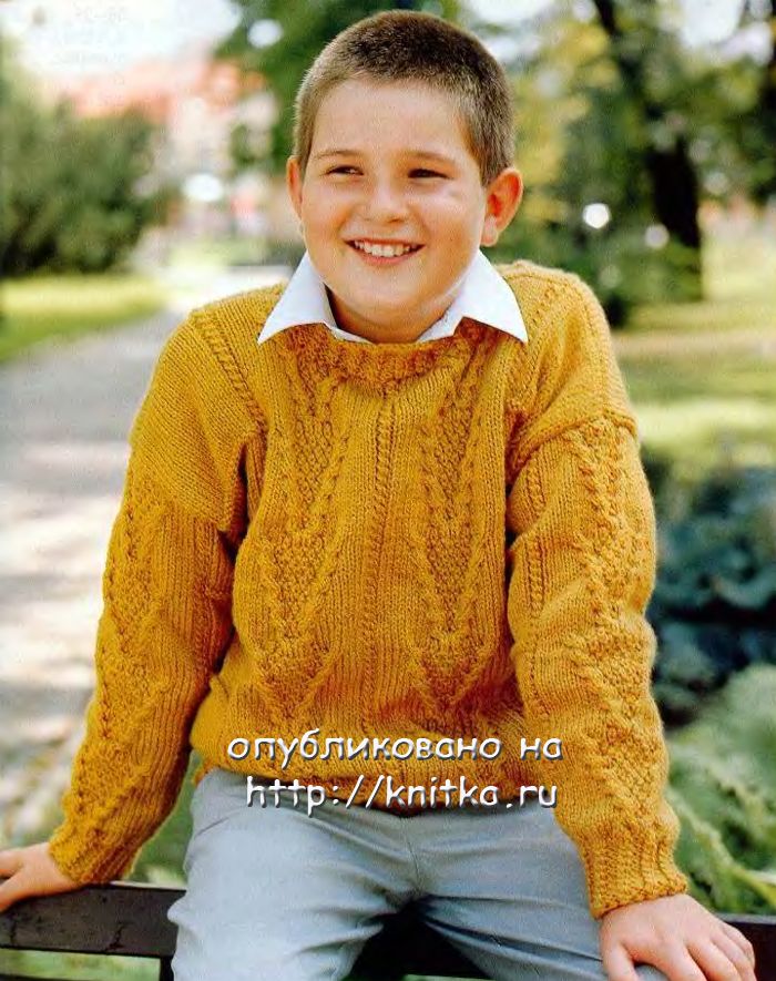 схема вязания свитера для детей в Вологде