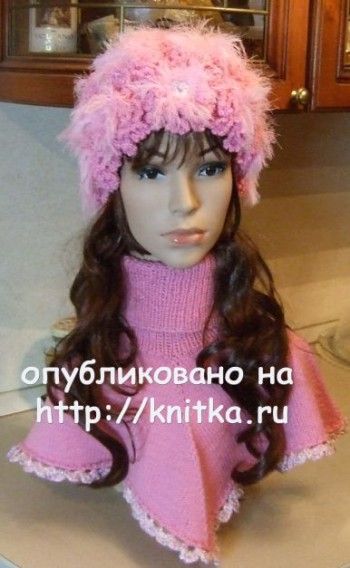 Вязаные спицами шапочки – работы Марии Казановой. Вязание спицами.