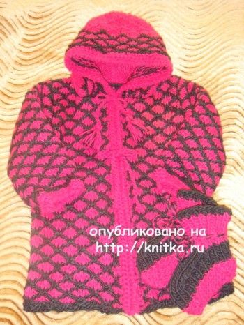Работы Марины. Вязание спицами.