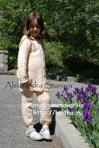 Работы Александры Старовой. Вязание спицами.