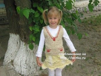 Работы Марины Смирновой. Вязание спицами.