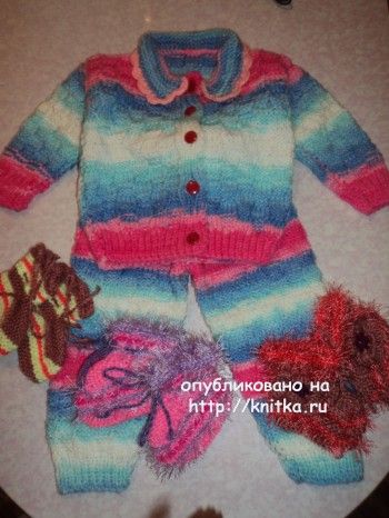 Вязание на спицах костюмчика для новорожденного спицами Вязание на спицах костюмчика для новорожденного спицами