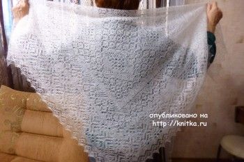 Вязаные спицами паутинки – работы Нины Ивановны. Вязание спицами.