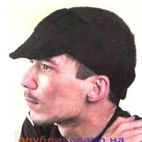 Мужская повязка на голову с козырьком.