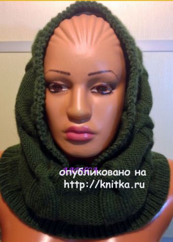 Снуд связаный спицами. Работа Ларисы Величко.. Вязание спицами.