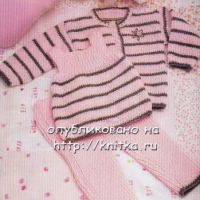 Модное трио: безрукавка, жакет и штанишки.