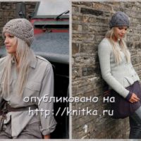 Модная шапочка.