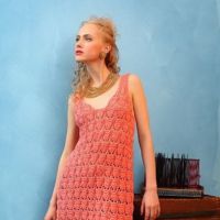 Ажурное платье.