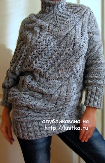 Вязаные свитера - работы Татьяны