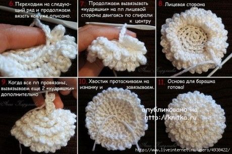 Варежки детские Веселые овечки -работа Ларисы Величко вязание и схемы вязания