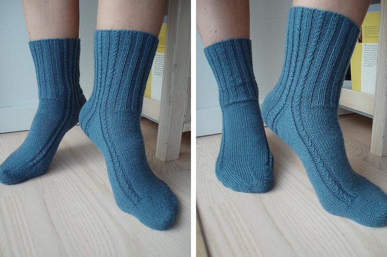 Вязание носков спицами для начинающих пошагово | «Пряжа для города»