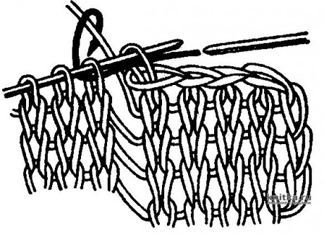 Яркая теплая туника спицами. Работа Галмика вязание и схемы вязания