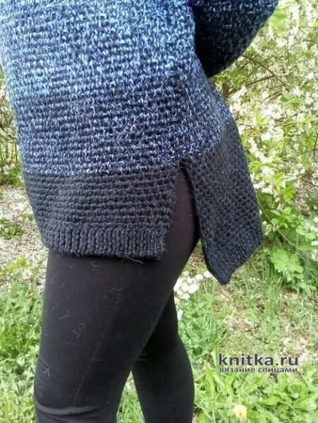 Вязаный свитер для девочки. Работа Татьяны Ивановны вязание и схемы вязания