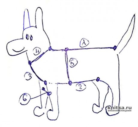 Как измерить собачку для вязания свитера вязание и схемы вязания