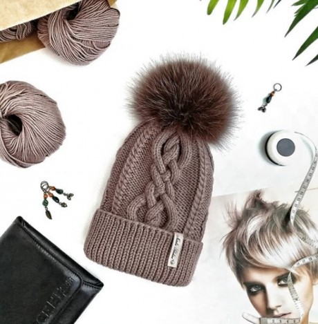 Классная коса - УЗОР для шапки, шарфа или варежек