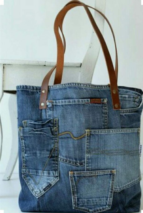 сумки из старых джинсов фото идеи