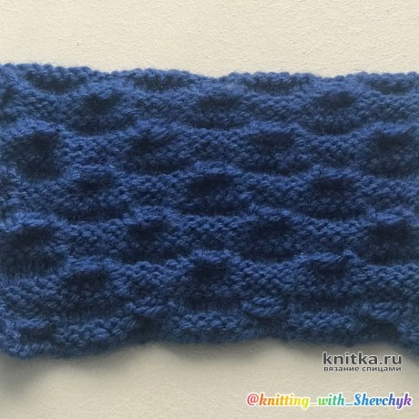 Объемный, простой узор спицами для вязания пледов вязание и схемы вязания