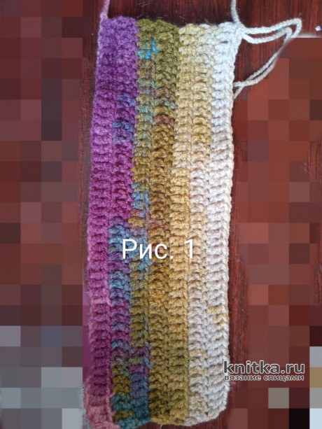 Вязанная спицами летняя сумка. Работа Маргарита Шопхолова вязание и схемы вязания