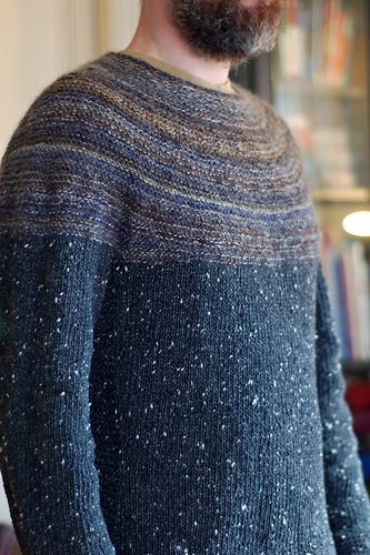 Мужской пуловер спицами COBBLESTONE PULLOVER. Вязание спицами. 0n