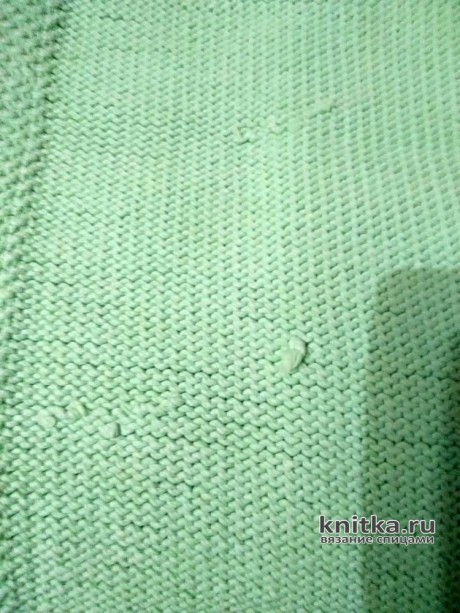 Простой коврик спицами. Работа Ники вязание и схемы вязания