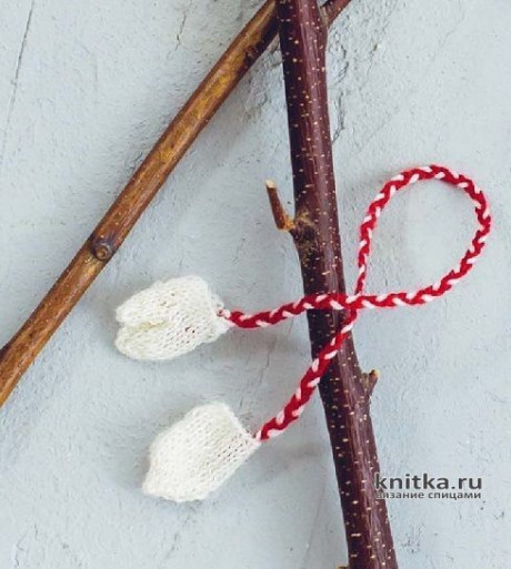 Вязанные спицами миниатюры. Работы Виктории вязание и схемы вязания