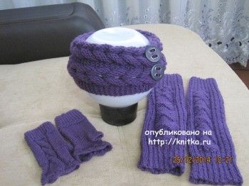 Работы Заиры. Вязание спицами.
