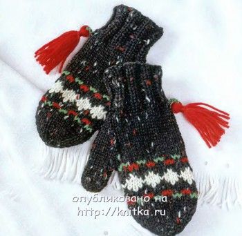 Курс вязания варежек. Вязание спицами.