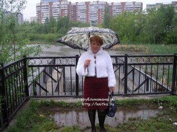 Работы Надежды. Вязание спицами.