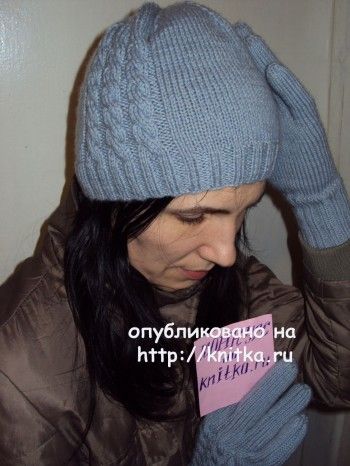 Комплект “Простой”. Вязание спицами.